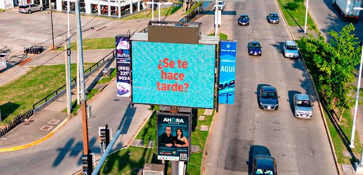 Pantallas electrónicas en Plaza Altabrisa 1